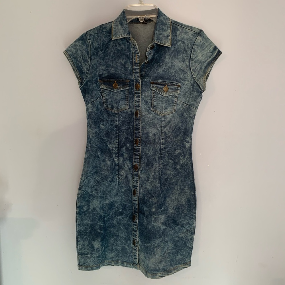 Women’s Stretchy Denim Dress
